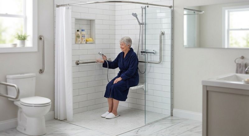 Handicap Shower Installation in Doylestown, PA